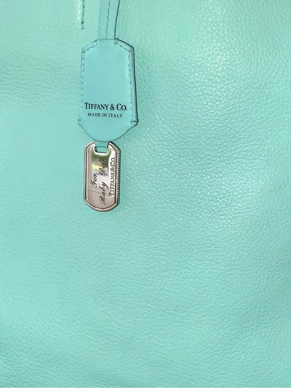 Tiffany & Co. Leather Tote with $$$ Stripe Leather Strap (Retired) - Picture 7 of 16